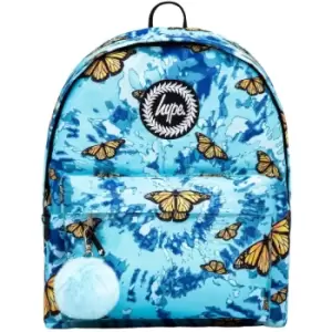 Image of Tie Dye Backpack (One Size) (Blue/Yellow/White) - Hype