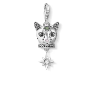 Image of Ladies THOMAS SABO Sterling Silver Generation Charm Club Silver Magic Cat Charm
