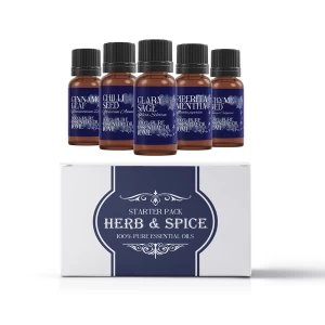 Image of Mystic Moments Herb & Spice Essential Oils Gift Starter Pack