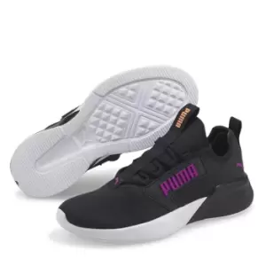 Image of Puma Mesh Running Shoes Womens - Black