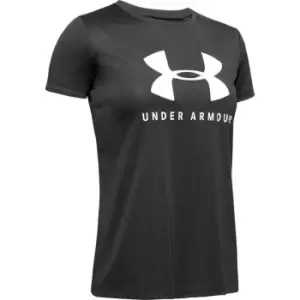 Image of Under Armour Tech Short Sleeve T Shirt Juniors - Grey