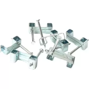 Image of Schneider Electric 18th Edition Twin & Earth Cable Fixings 4 - 6mm (100 Pack) Steel