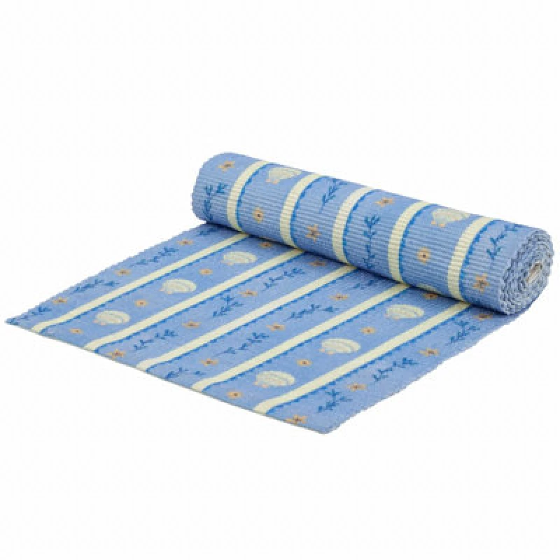 Image of Furn furn. Sea Shells Indoor/Outdoor Table Runner in Blue Blue One Size Unisex 5025532823748