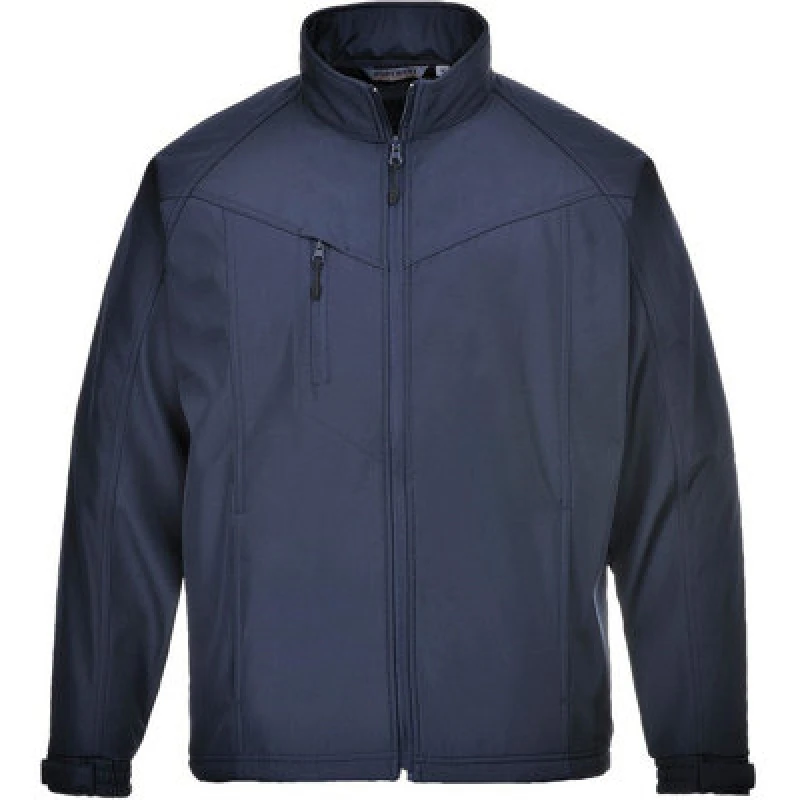 Image of Portwest Oregon Mens Softshell Jacket TK40NARXL Colour: Navy