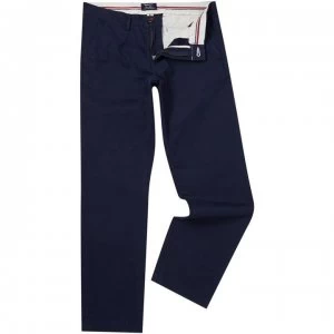 Image of Gant Gant Haven Regular Fit Chinos - Navy