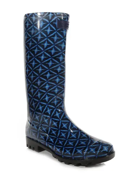 Image of Regatta Lady Wenlock Wellingtons - Blue 6.5