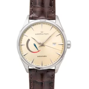 Image of Jazzmaster Automatic Beige Dial Stainless Steel Mens Watch
