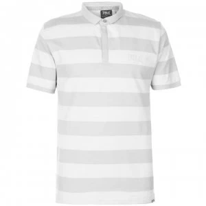 Image of Everlast Stripe Polo Shirt Mens - Grey