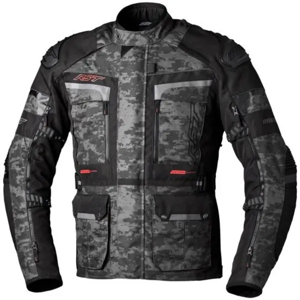 Image of RST Adventure-X Jacket Grey Camo Size 54