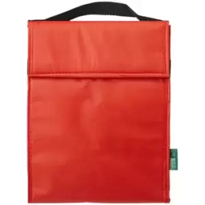Image of Bullet Triangle Non Woven Lunch Cooler Bag (One Size) (Red)