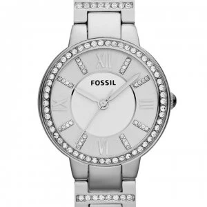 Image of Fossil Virginia Stainless Steel Watch - Silver/Steel