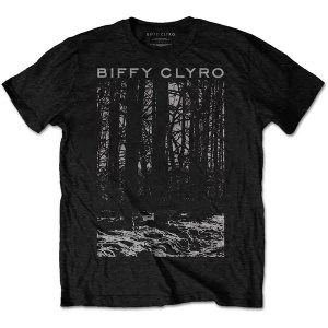 Image of Biffy Clyro - Tree Mens Medium T-Shirt - Black