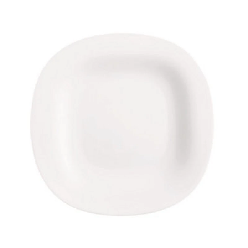 Image of Luminarc Carine 19.5Cm Opal Glass White Dessert Fruit Food Table Dining Plate