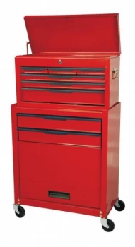Image of Hilka 8-Drawer Combination Chest and Cabinet