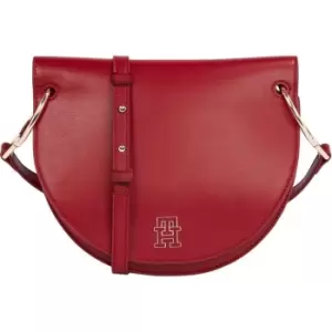 Image of Tommy Hilfiger Th Chic Saddle Bag - Red