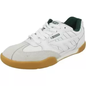 Image of Hi-Tec Unisex Adult Suede Squash Trainers (5 UK) (White/Grey/Brown)