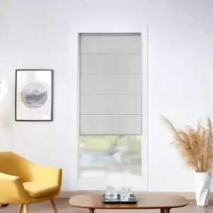 Image of Roman Blind - Linen Look Grey - 100x140cm