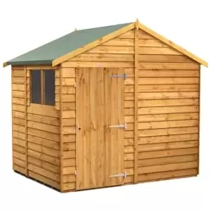 Image of Power Sheds 6 x 8ft Apex Overlap Dip Treated Shed
