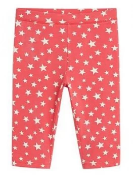 Image of Mango Girls Star Print Cycling Shorts - Red