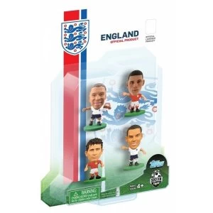 Image of SoccerStarz England 4 Player Blister Pack B Figures