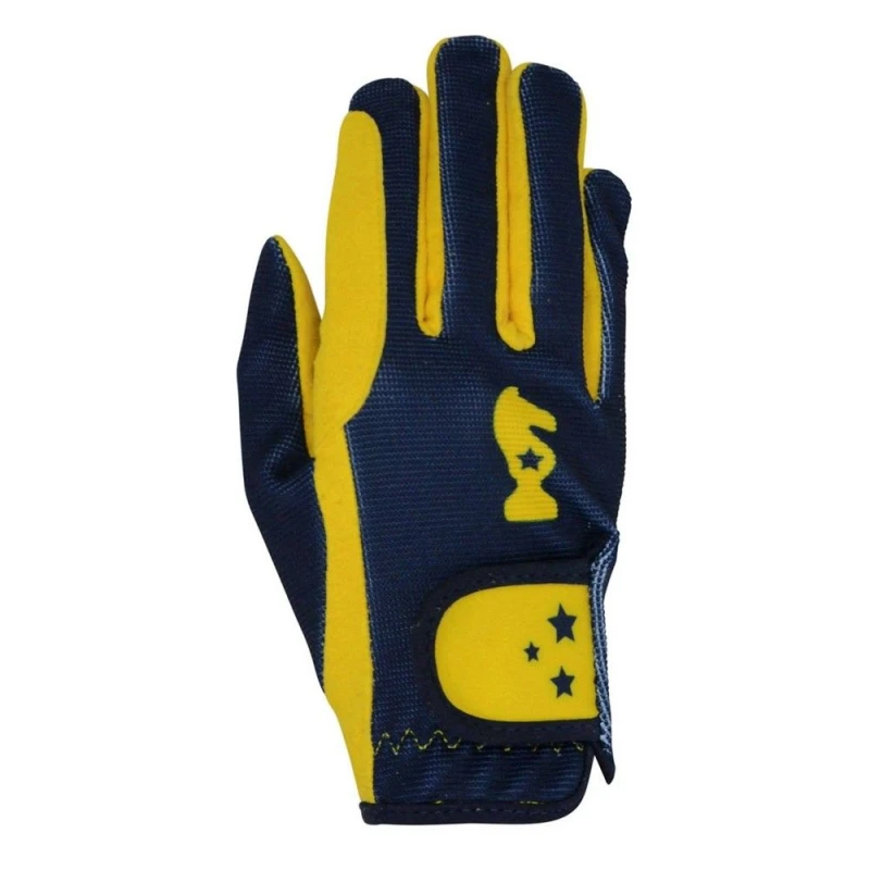 Image of Little Rider Lancelot Riding Gloves in Yellow Size: XL Yellow Unisex XL