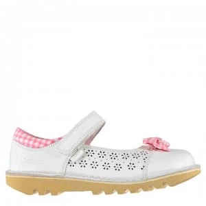 Image of Kickers Kickers Bowtie 2 Infant Girls Shoes - White
