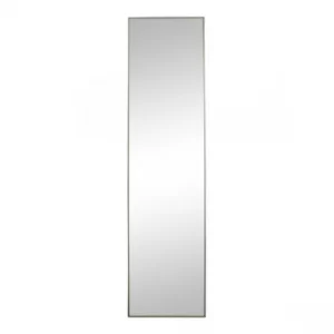 Image of Light Wood Tall Wall Mirror, 121x30cm