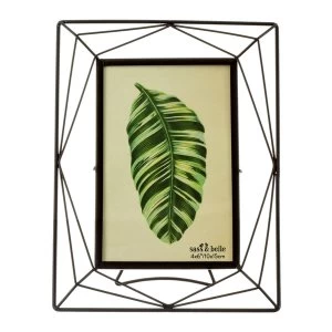 Image of Sass & Belle Trapeze Black Photo Frame