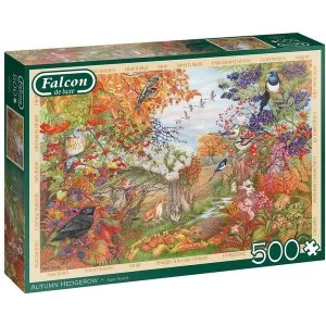 Image of Falcon Autumn Hedgerow Jigsaw Puzzle - 500 Pieces