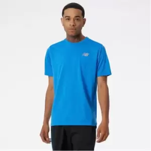 Image of New Balance Impact Run Short Sleeve T Shirt Mens - Blue