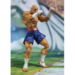 Image of Street Fighter S.H. Figuarts Action Figure Sagat Tamashii Web Exclusive 17 cm