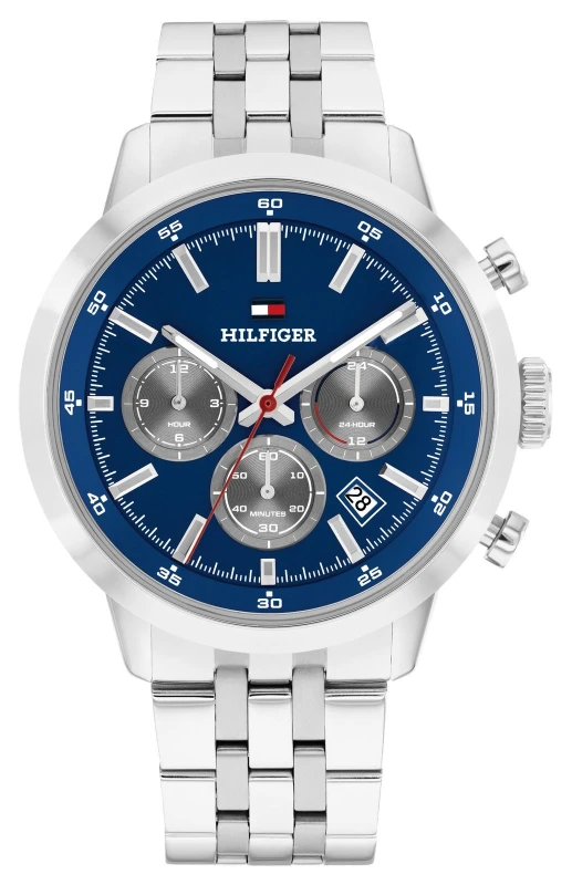 Image of Tommy Hilfiger 1710753 KENT Chronograph (43mm) Blue Dial / Watch