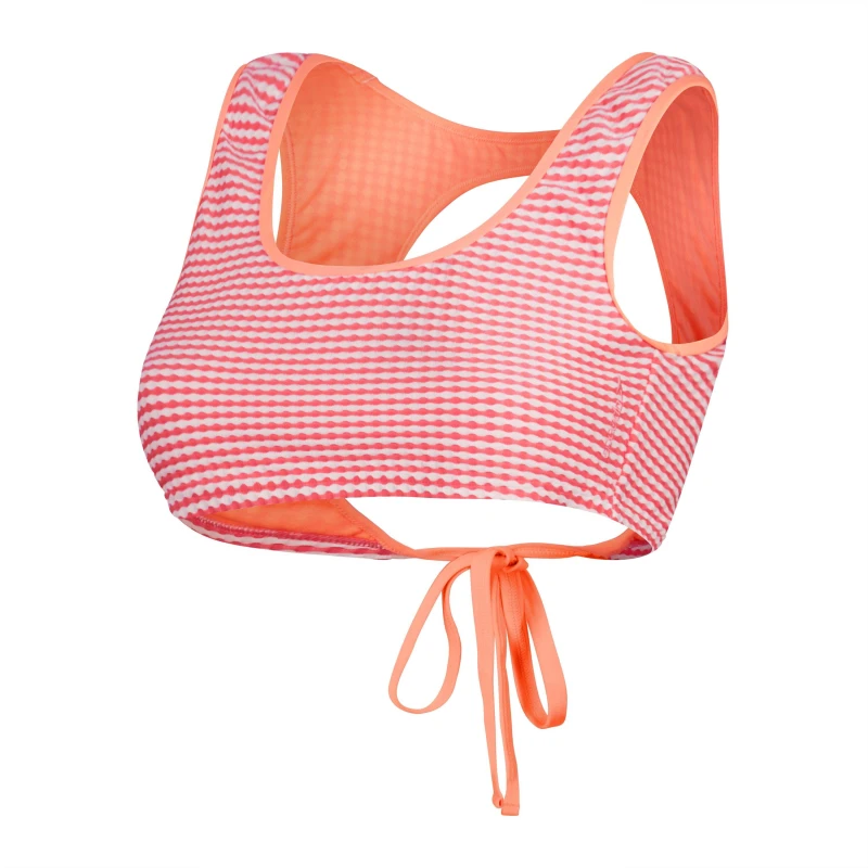 Image of Speedo Wrap Crop Top Performance Bikini Tops 8 (XS) Multi 35242469310