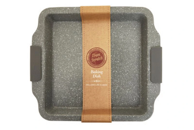 Image of Orsina Large Grey Square Roasting Tin, Non-Stick Carbon Steel Tin For Roasting Meats & Vegetables, Durable Oven