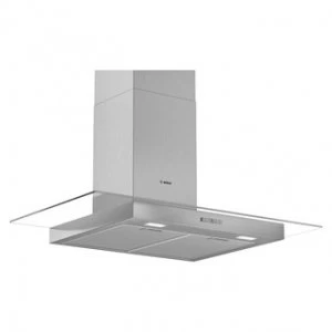 Image of Bosch DWG94BC50B 90cm Flat Chimney Cooker Hood
