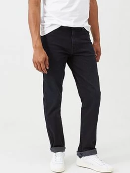 Image of Wrangler Texas Original Straight Jeans - Black