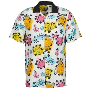 Image of Vans MN VANS X SPONGEBOB mens Short sleeved Shirt in Multicolour - Sizes S,L,XL