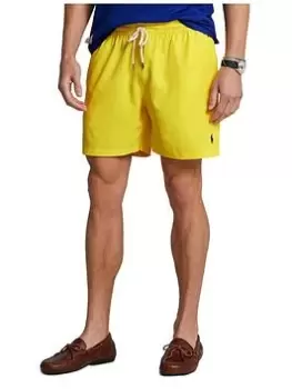 Image of Polo Ralph Lauren Traveller Swim Shorts, Bright Yellow Size M Men