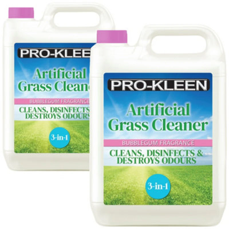 Image of ProKleen Artificial Grass Cleaner Disinfectant 2 x 5L Bubblegum Fragrance Clear unisex