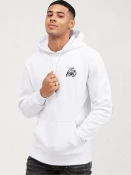 Image of Kings Will Dream Raylan Overhead Hood, White/Black Size M Men