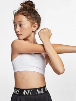 Image of Nike Girls Classic Bra - White Size M 10-12 Years, Women