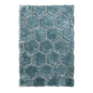 Image of Noble House Honeycomb Rug Blue