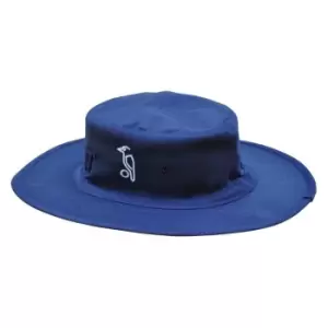 Image of Kookaburra Cricket Sun Hat - Wide Brim - Navy - Blue