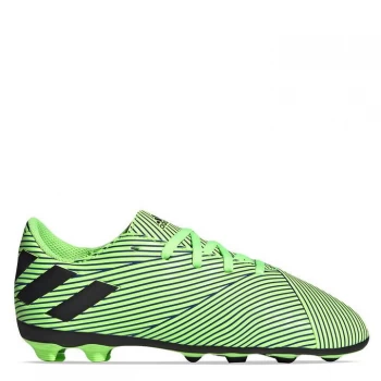 Image of adidas Nemeziz 19.4 Childrens FG Football Boots - Green/Black/Blu