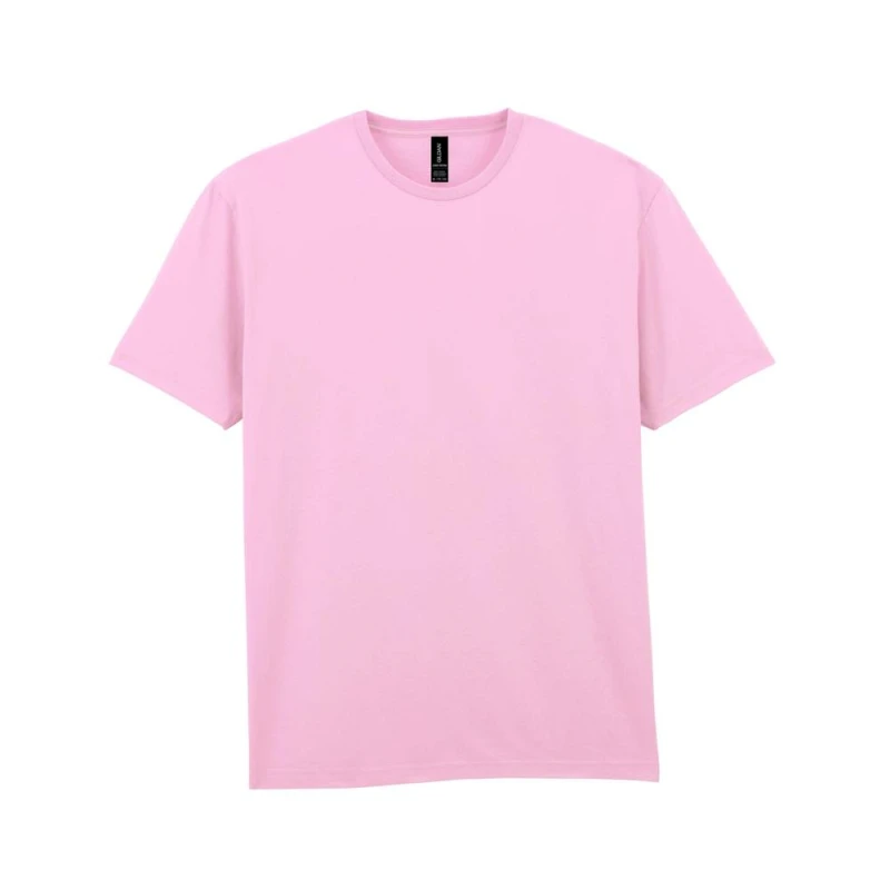 Image of Gildan Mens Cotton Lightweight T-Shirt in Light Pink Size: Small Light Pink Male S