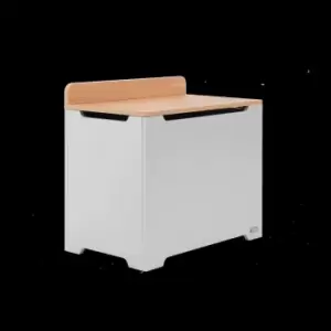 Image of Tutti Bambini Rio Toy Box Dove Grey/Oak