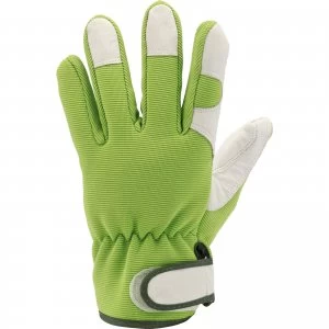 Image of Draper Expert Heavy Duty Garden Gloves Grey / Green M
