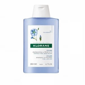 Image of Klorane Volume Shampoo with Flax Fibe for Fine Hair 200ml