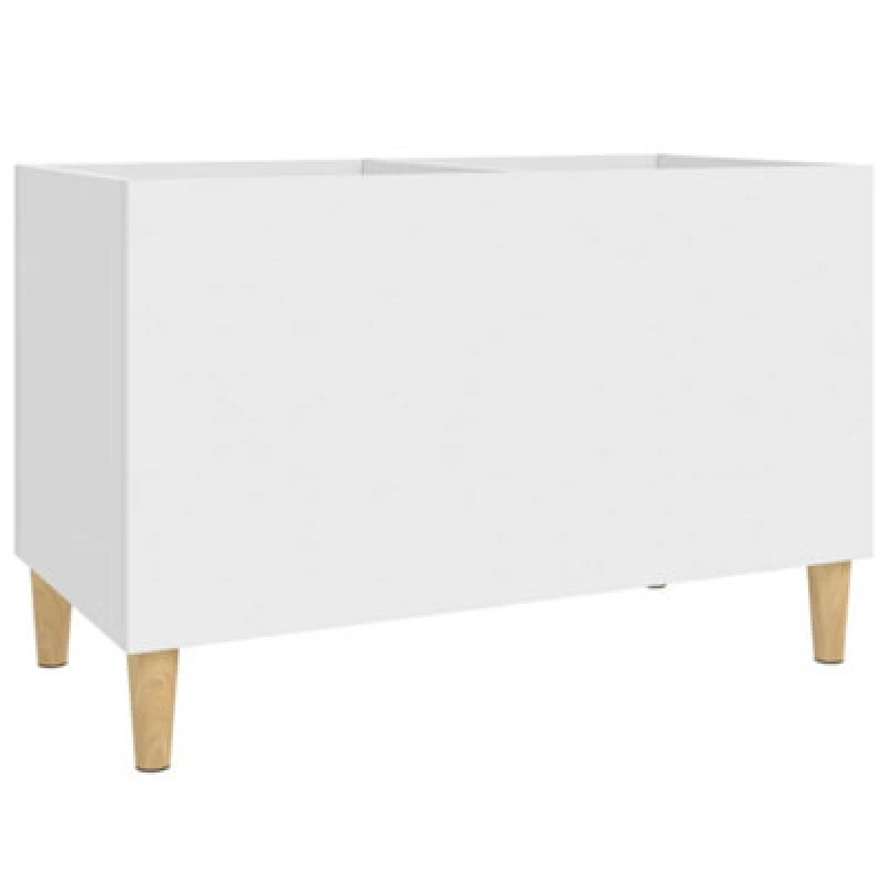 Image of Vidaxl Record Cabinet White 74.5X38X48cm Engineered Wood
