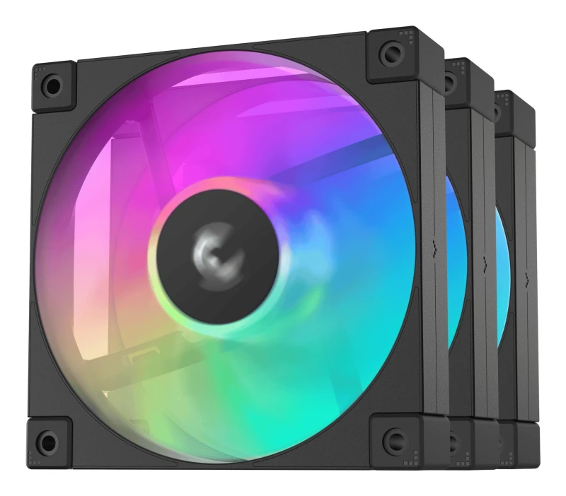 Image of DeepCool DeepCool FD12 ARGB-3 in 1 Computer case Fan 12cm Black, White 3 pc(s) R-FD12-BKAPN3-G